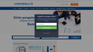 
                            10. StudentJob Indonesia | Info kerja magang, part time, freelance, & fresh ...