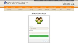 
                            4. Studentlogin - VIGNAN'S INSTITUTE OF MANAGEMENT AND ...