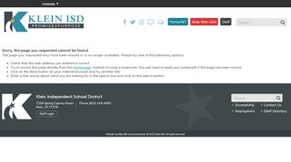 
                            7. StudentNet (Online Resources) - Klein Independent School District