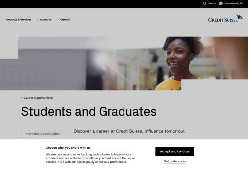 
                            3. Students and Graduates - Credit Suisse