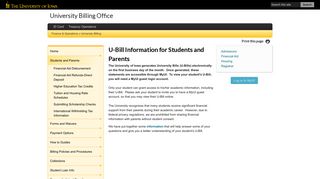 
                            2. Students and Parents - University Billing Office - The University of Iowa