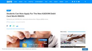 
                            12. Students Can Now Apply For The New KADS1M Debit ...