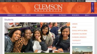 
                            1. Students | Clemson University, South Carolina