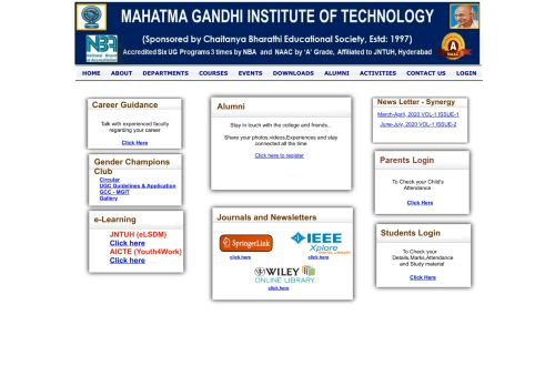 
                            13. students corner - Mahatma Gandhi Institute ofTechnology