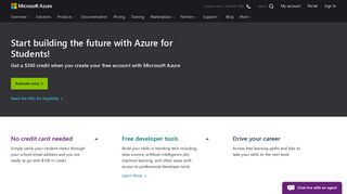 
                            3. Students—Create Your Azure Free Account Today | Microsoft Azure