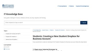 
                            10. Students: Creating a New Student Dropbox for Business Account ...