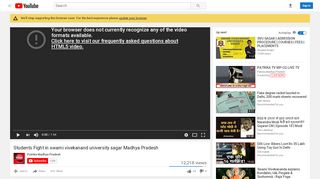 
                            4. Students Fight in swami vivekanand university sagar Madhya Pradesh ...