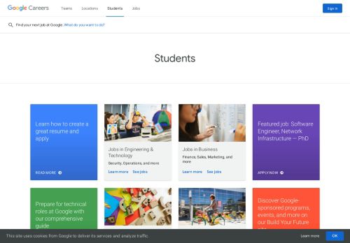 
                            10. Students - Google Careers