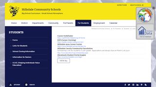 
                            13. Students / Links for Students - Hillsdale Community Schools