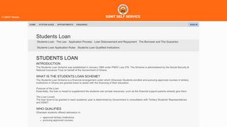 
                            2. Students Loan - Portal - SSNIT
