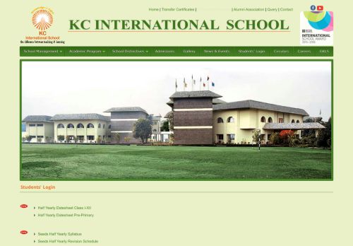 
                            1. Students' Login | KC International School