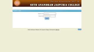 
                            1. Student's Login - SA Jaipuria College | Online Admission