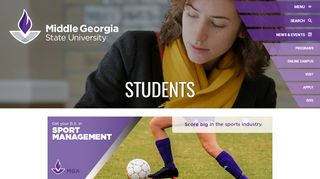 
                            2. Students: Middle Georgia State University