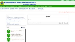 
                            6. Students | Military Institute of Science and Technology (MIST)