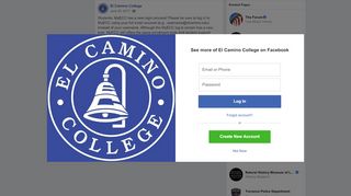 
                            9. Students: MyECC has a new login process!... - El Camino College ...