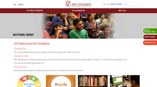 
                            3. Students - NIIT University