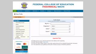 
                            2. Students Portal | FCE(T) Bichi