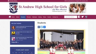 
                            1. Students - St. Andrew High School for Girls