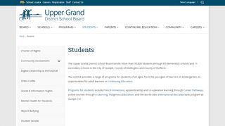 
                            3. Students (Upper Grand District School Board)