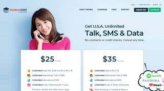 
                            10. StudentSIMS - Get U.S.A. Unlimited Talk, SMS & Data