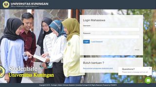 
                            6. StudentSite | Universitas Kuningan