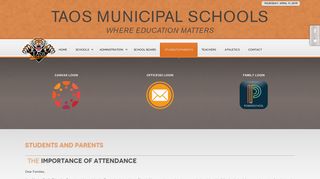 
                            7. Students/Parents - Taos Municipal Schools