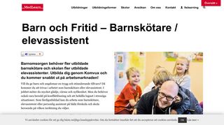 
                            3. Studera | Barn och Fritid - Barnskötare / elevassistent ... - Medlearn