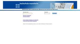 
                            9. stud.hs-mannheim.de Login page HS-Mannheim