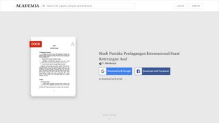 
                            12. Studi Pustaka Perdagangan Internasional Surat Keterangan Asal ...