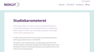 
                            1. Studiebarometeret - Nokut