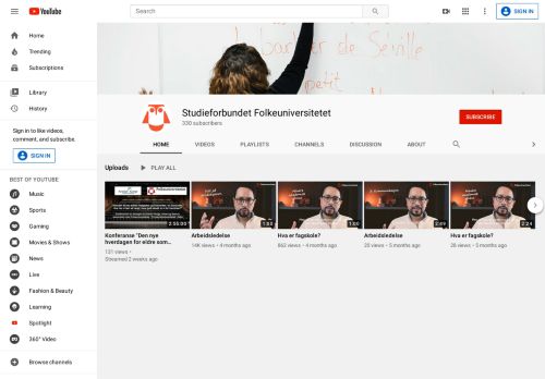 
                            8. Studieforbundet Folkeuniversitetet - YouTube