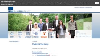 
                            3. Studienanmeldung - VWA Kaiserslautern