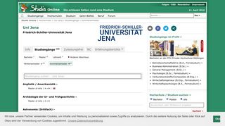 
                            11. Studienbeginn Sommersemester an der Uni Jena - Studis Online