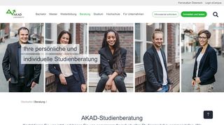 
                            10. Studienberatung und Kontakt | AKAD