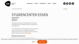 
                            2. Studiencenter Essen - IGW