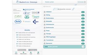 
                            6. Studienfinder Onkologie