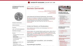 
                            5. Studiengang Bachelor - Germanistisches Seminar - Universität ...