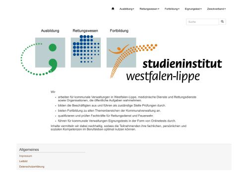 
                            7. Studieninstitut Westfalen Lippe :: Zweckverband