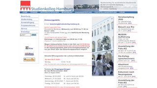 
                            8. Studienkolleg Hamburg Startseite