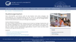 
                            4. Studienorganisation - Georg-August-Universität Göttingen