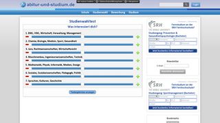 
                            1. Studienwahltest - abitur-und-studium.de
