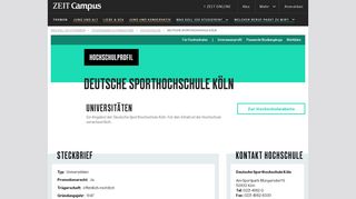 
                            6. Studieren an der Deutsche Sporthochschule Köln | Wo studieren ...