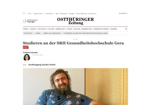 
                            13. Studieren an der SRH Gesundheitshochschule Gera | Ostthüringer ...