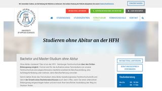 
                            9. Studieren ohne Abitur - Berufsbegleitendes Fernstudium an der HFH