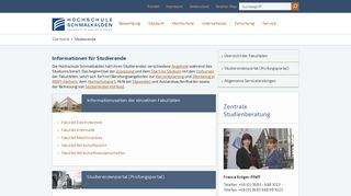 
                            2. Studierende - Hochschule Schmalkalden