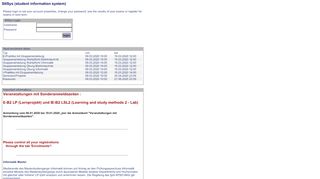 
                            13. StudierendenInformationSystem (StISys) - Login - HAW Hamburg