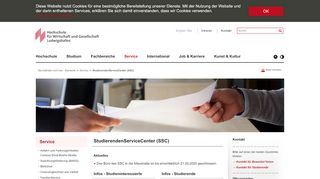 
                            12. StudierendenServiceCenter (SSC) - Hochschule Ludwigshafen am ...