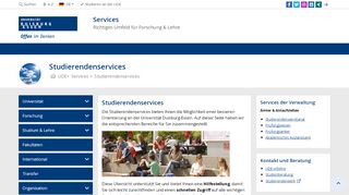 
                            3. Studierendenservices - an der Universität Duisburg-Essen