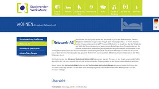 
                            2. Studierendenwerk Mainz: Netzwerk-AG