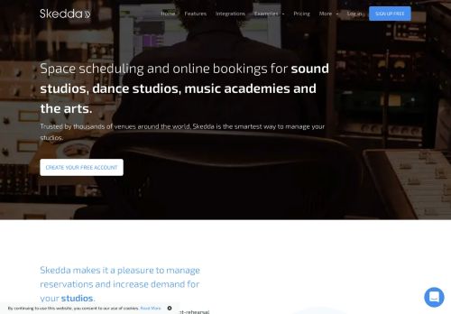 
                            8. Studio Booking Software - Venue Management | Skedda